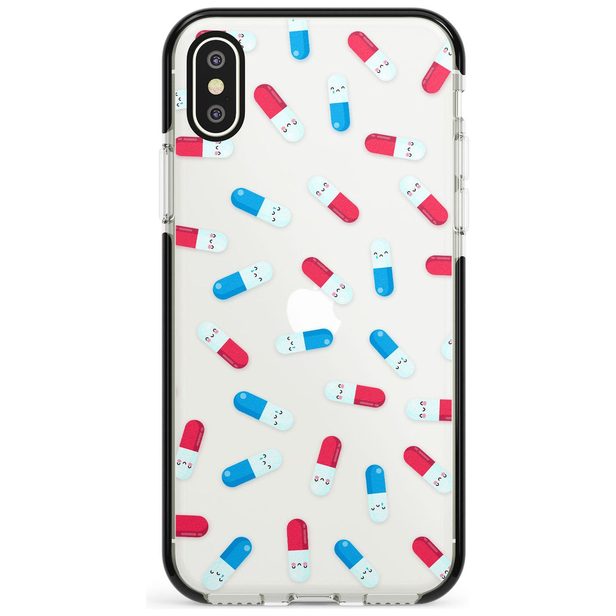 Kawaii Pill Pattern Phone Case for iPhone X XS Max XR