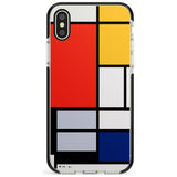 Piet Mondrian's Composition Black Impact Phone Case for iPhone X XS Max XR