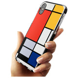 Piet Mondrian's Composition Black Impact Phone Case for iPhone X XS Max XR