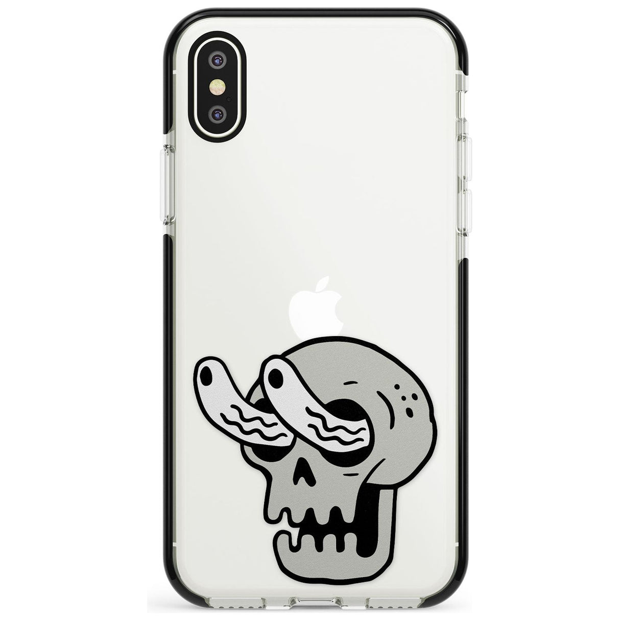 Skull Eyes Black Impact Phone Case for iPhone X XS Max XR