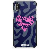 Broken Heart Pink Fade Impact Phone Case for iPhone X XS Max XR