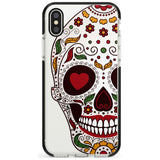 Autumn Sugar Skull Black Impact Phone Case for iPhone X XS Max XR