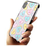 Sarcastic Love Hearts Pink Fade Impact Phone Case for iPhone X XS Max XR