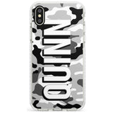 Greyscale Camo Slim TPU Phone Case Warehouse X XS Max XR