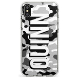 Greyscale Camo Slim TPU Phone Case Warehouse X XS Max XR