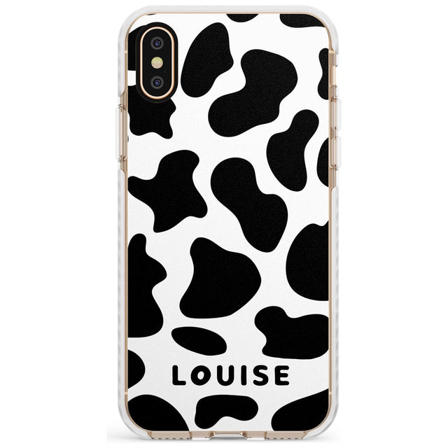 Custom Cow Print Slim TPU Phone Case Warehouse X XS Max XR