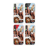 Personalised Heart Photo Grid Phone Case for iPhone X XS Max XR