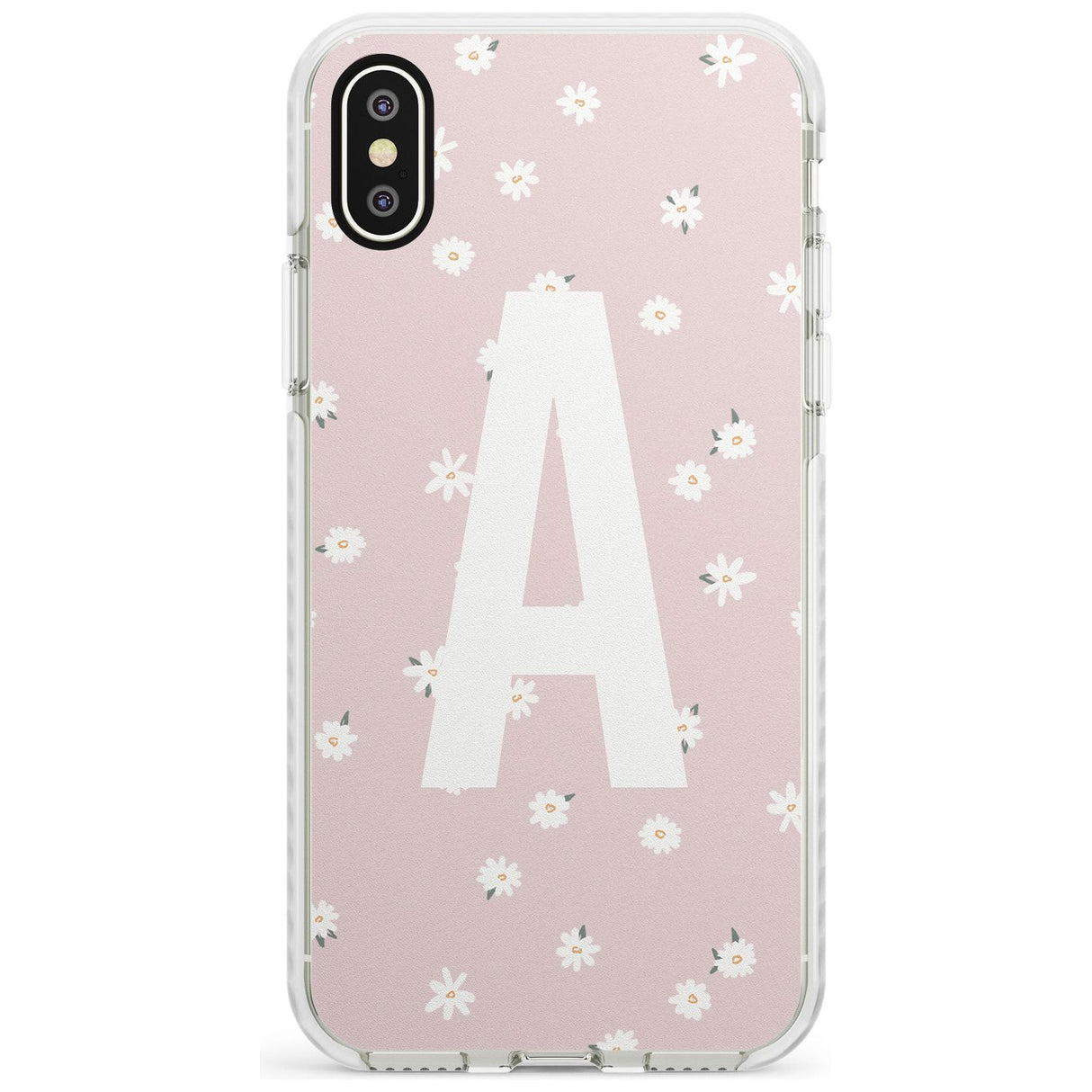 Pink Daisy Custom Impact Phone Case for iPhone X XS Max XR