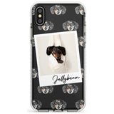 Dachshund, Black- Custom Dog Photo Slim TPU Phone Case Warehouse X XS Max XR