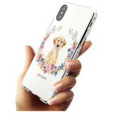 Yellow Labrador Retriever Dog Portrait Impact Phone Case for iPhone X XS Max XR