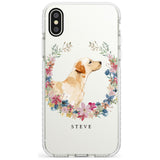 Yellow Labrador - Watercolour Dog Portrait Impact Phone Case for iPhone X XS Max XR