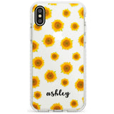 Sunflowers & Cursive iPhone Case  Impact Case Custom Phone Case - Case Warehouse