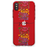 Custom Wildflower Stripe Slim TPU Phone Case Warehouse X XS Max XR