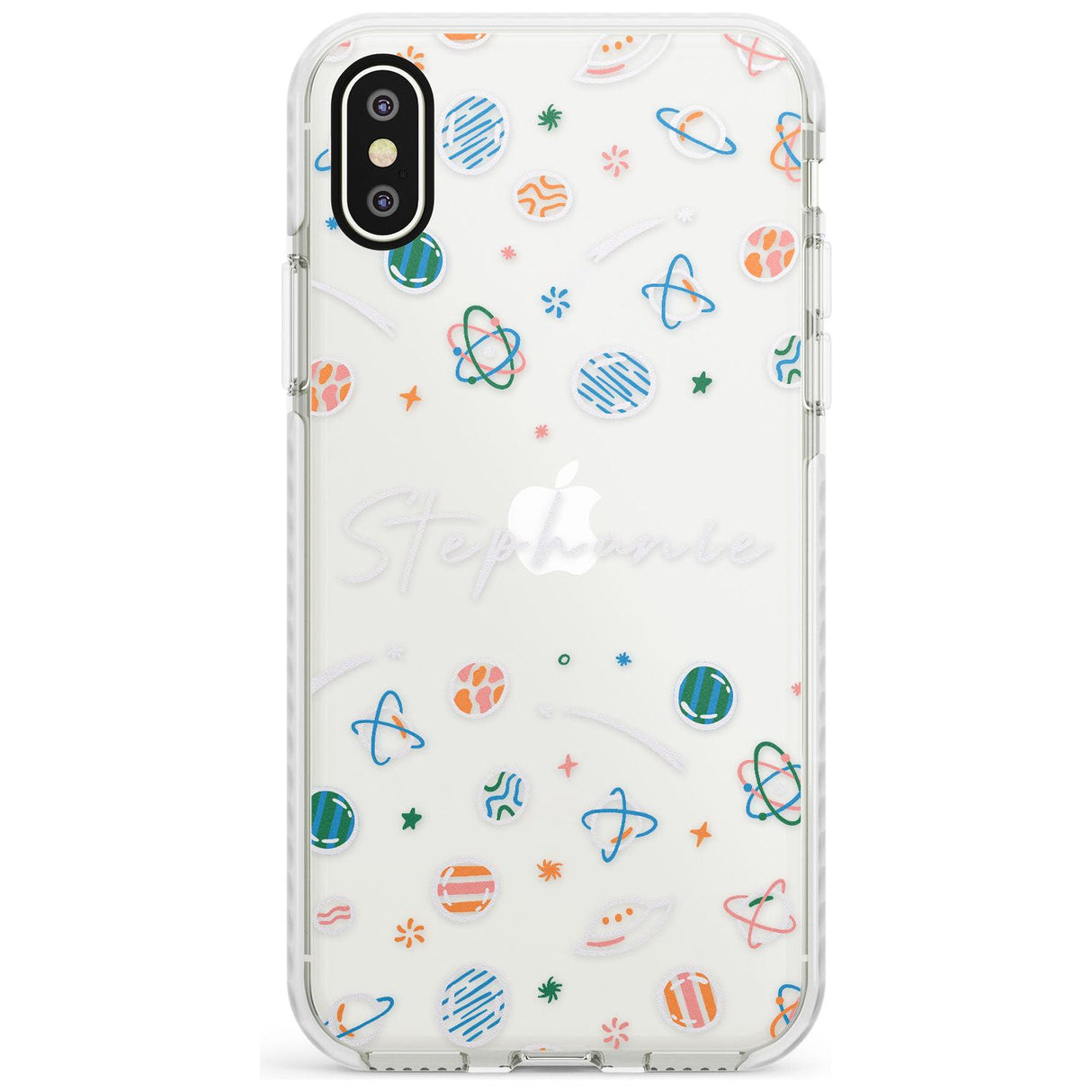 Customisable Space Pattern (Clear) Slim TPU Phone Case Warehouse X XS Max XR