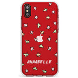 Personalised Custom Leaves Pattern Impact Phone Case for iPhone X XS Max XR