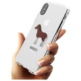 Personalised Brown Horse Impact Phone Case for iPhone X XS Max XR