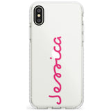 Personalised Summer Name Impact Phone Case for iPhone X XS Max XR