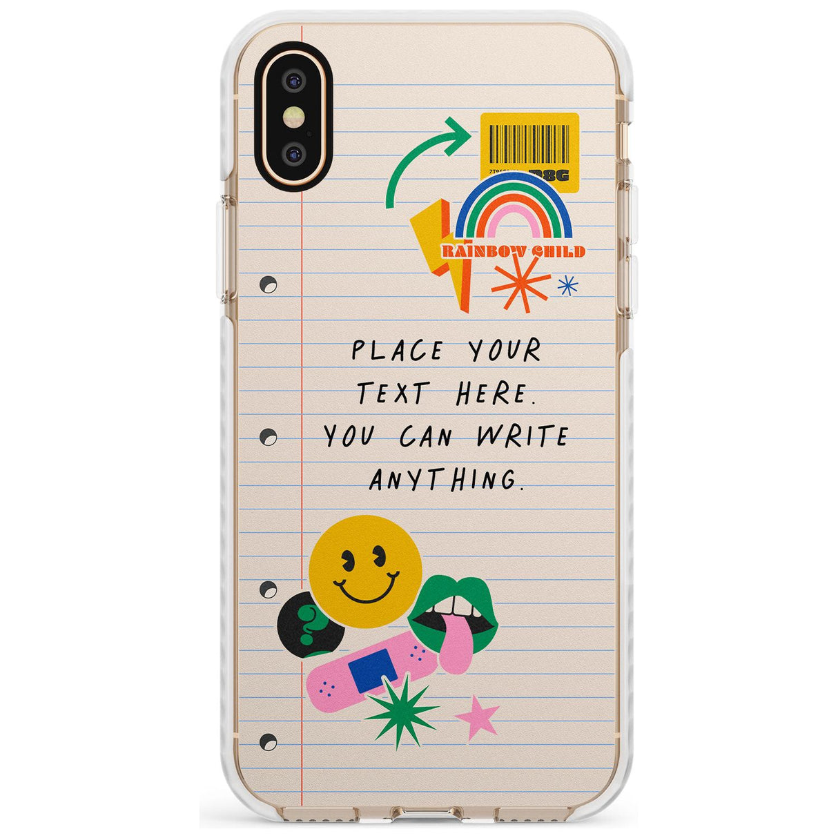 Custom Nostalgia Sticker Mix #1 Slim TPU Phone Case Warehouse X XS Max XR