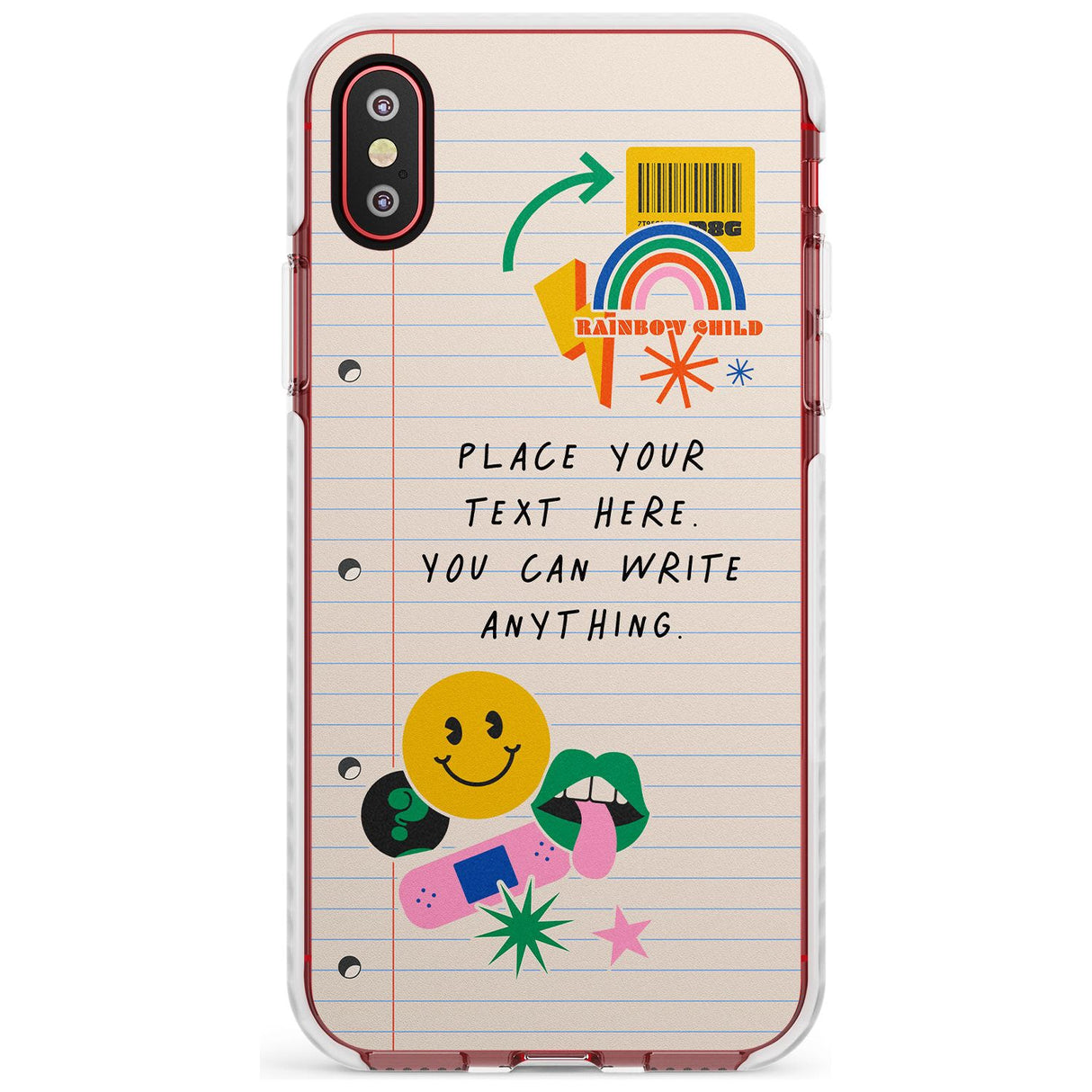 Custom Nostalgia Sticker Mix #1 Slim TPU Phone Case Warehouse X XS Max XR