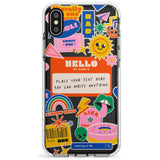 Custom Nostalgia Sticker Mix #2 Slim TPU Phone Case Warehouse X XS Max XR