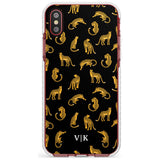 Personalised Cheetah Pattern: Black Slim TPU Phone Case Warehouse X XS Max XR