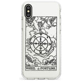 Wheel of Fortune Tarot Card - Transparent Slim TPU Phone Case Warehouse X XS Max XR