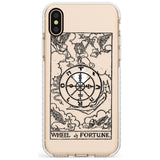 Wheel of Fortune Tarot Card - Transparent Slim TPU Phone Case Warehouse X XS Max XR