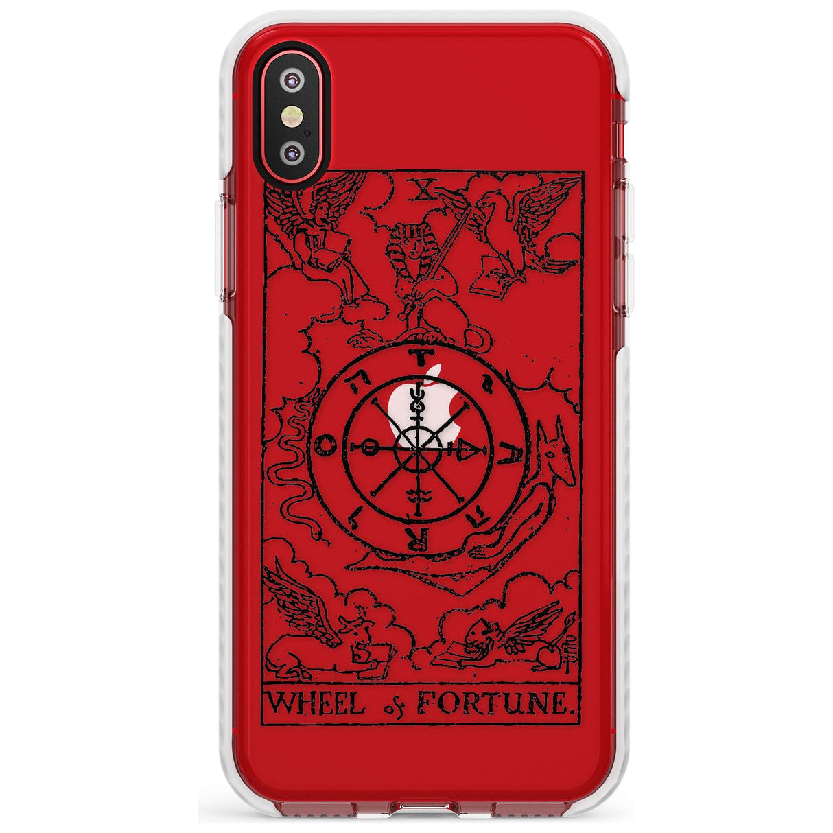 Wheel of Fortune Tarot Card - Transparent Slim TPU Phone Case Warehouse X XS Max XR