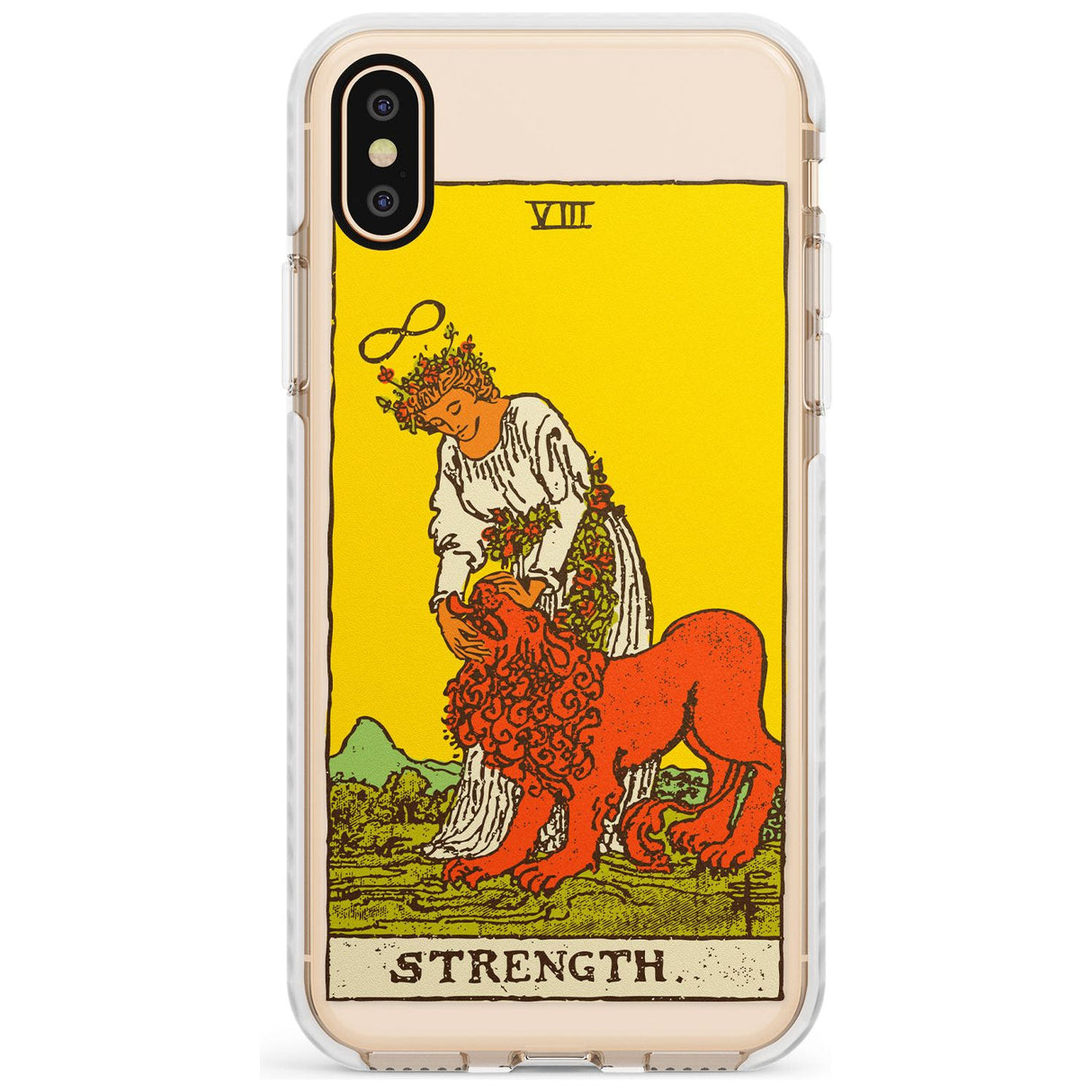 Strength Tarot Card - Colour Slim TPU Phone Case Warehouse X XS Max XR