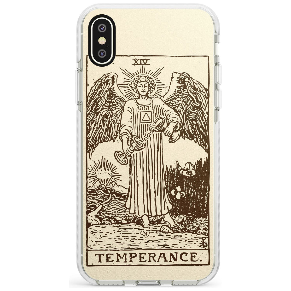 Temperance Tarot Card - Solid Cream Slim TPU Phone Case Warehouse X XS Max XR