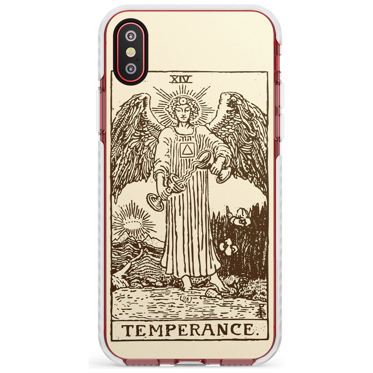 Temperance Tarot Card - Solid Cream Slim TPU Phone Case Warehouse X XS Max XR