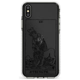 Strength Tarot Card - Transparent Slim TPU Phone Case Warehouse X XS Max XR