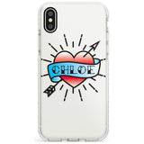 Custom Heart Tattoo Slim TPU Phone Case Warehouse X XS Max XR