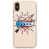 Custom Heart Tattoo Slim TPU Phone Case Warehouse X XS Max XR