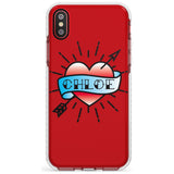 Custom Heart Tattoo Slim TPU Phone Case Warehouse X XS Max XR