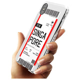 Singapore Boarding Pass iPhone Case   Custom Phone Case - Case Warehouse