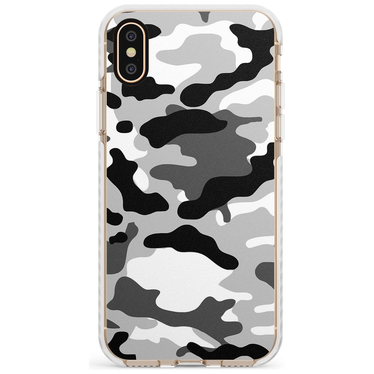 Grey Camo Impact Phone Case for iPhone X XS Max XR