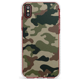 Green and Brown Camo Impact Phone Case for iPhone X XS Max XR