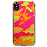 Neon Camo Impact Phone Case for iPhone X XS Max XR