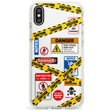 CAUTION Slim TPU Phone Case Warehouse X XS Max XR