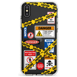 CAUTION Slim TPU Phone Case Warehouse X XS Max XR