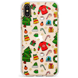 Christmas Mixture Pattern Impact Phone Case for iPhone X XS Max XR