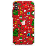 Christmas Mixture Pattern Impact Phone Case for iPhone X XS Max XR