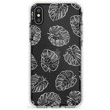 Monstera Leaves Slim TPU Phone Case Warehouse X XS Max XR