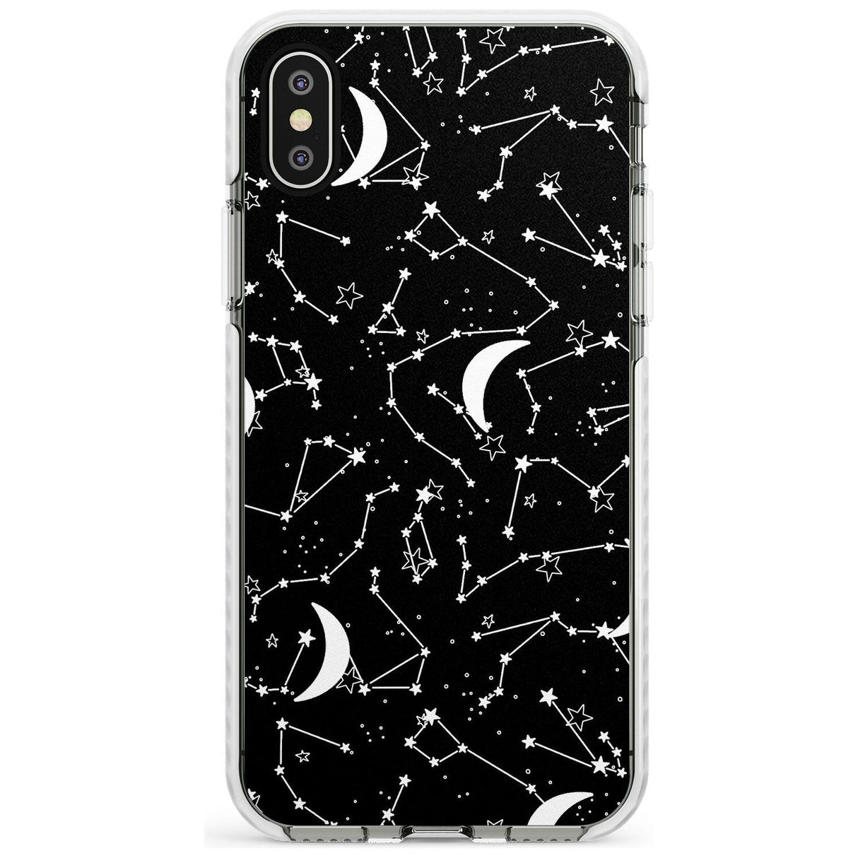 White Constellations on Black Slim TPU Phone Case Warehouse X XS Max XR