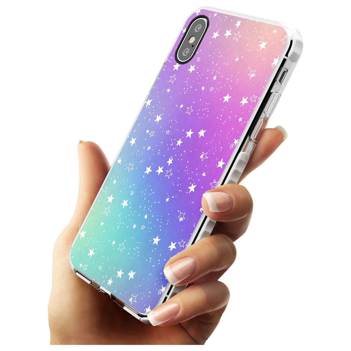 White Stars on Pastels Slim TPU Phone Case Warehouse X XS Max XR