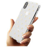 Daisy Pattern - Clear  Cute Floral Design Slim TPU Phone Case Warehouse X XS Max XR