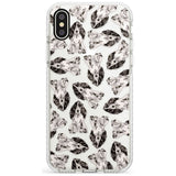 Cocker Spaniel (Black) Watercolour Dog Pattern Impact Phone Case for iPhone X XS Max XR