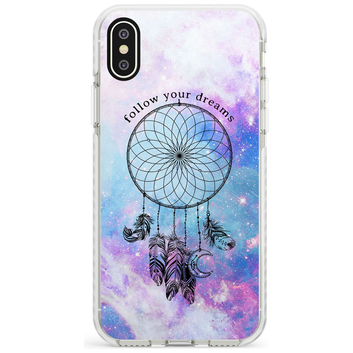 Simple Galaxy Pattern Dreamcatcher iPhone Case  Impact Case Phone Case - Case Warehouse