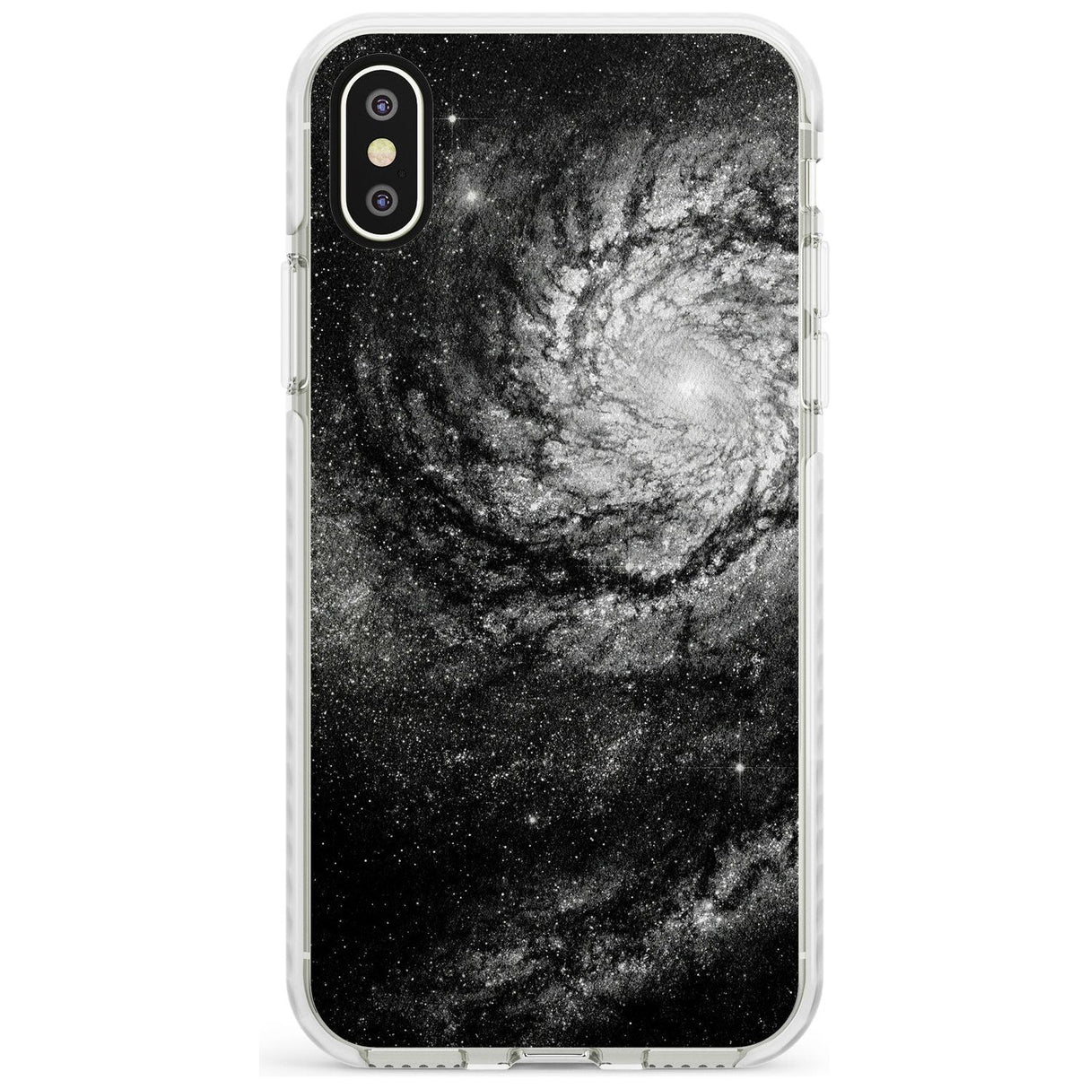 Night Sky Galaxies: Milky Way Galaxy Phone Case iPhone X / iPhone XS / Impact Case,iPhone XR / Impact Case,iPhone XS MAX / Impact Case Blanc Space